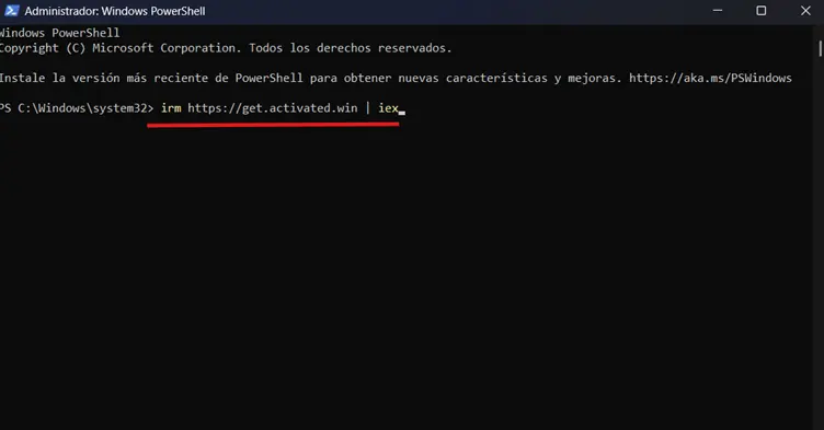 Ejecutar PowerShell como administrador